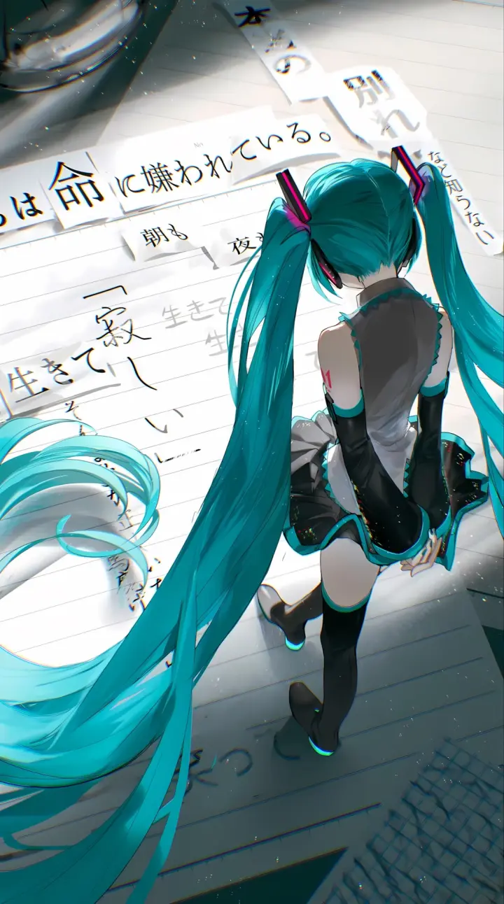 初音未来-双马尾预览图