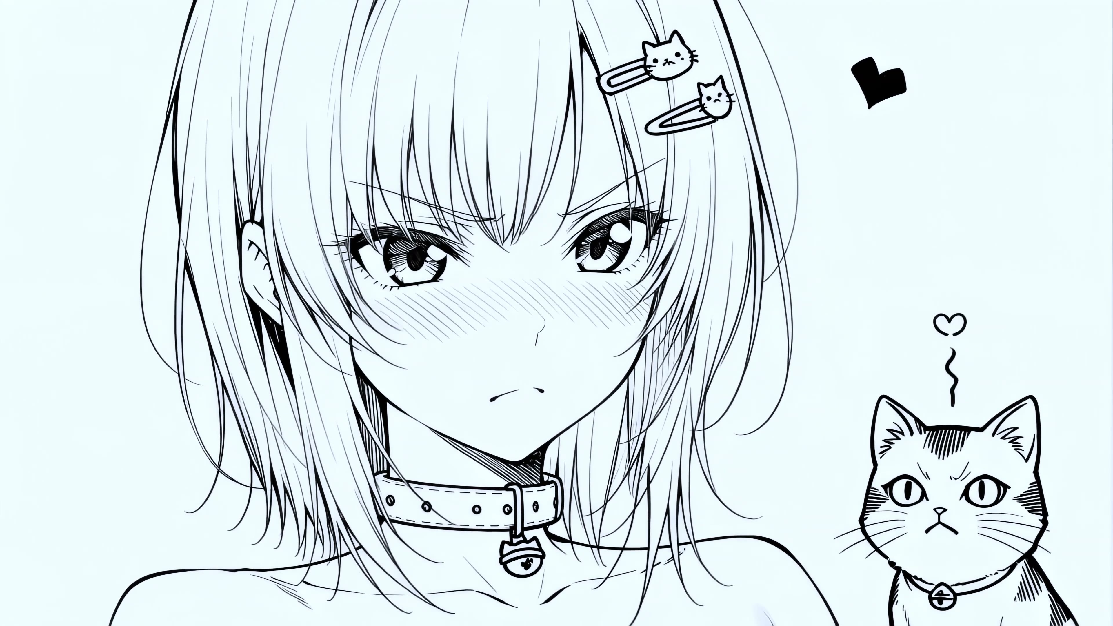 魔神星滑翔青蒿-发夹-嗔怒少女-小猫预览图
